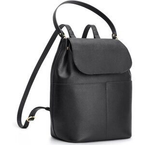 Leather Backpack Purse for Women Travel Fashion Designer Ladies Backpack Black